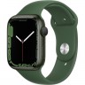 Часы Apple Watch Series 7 GPS, 45mm Starlight Aluminium Case with Starlight Sport Band,Корпус из алюминия цвета «сияющая звезда», спортивный ремешок цвета «сияющая заря» 45 мм 