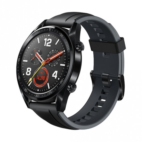 HUAWEI WATCH GT Black Silicone Strap