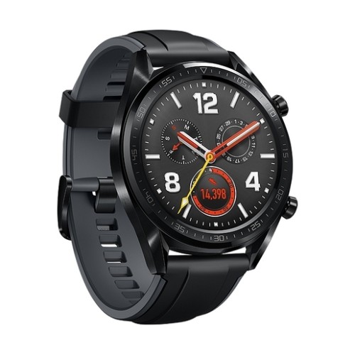 HUAWEI WATCH GT Black Silicone Strap