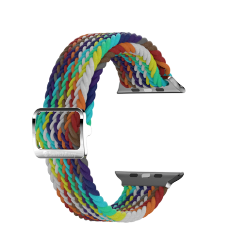 Ремешок SwitchEasy Candy для Apple Watch 7 41mm&1~6, SE 38/40mm. Материал: нейлон. Дизайн: Rainbow