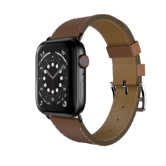 Ремешок SwitchEasy Classic для Apple Watch 7 41mm&amp;1~6, SE 38/40mm. Материал: натуральная кожа. Цвет: коричневый