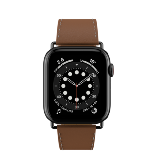 Ремешок SwitchEasy Classic для Apple Watch 7 41mm&1~6, SE 38/40mm. Материал: натуральная кожа. Цвет: коричневый