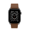 Ремешок SwitchEasy Classic для Apple Watch 7 45mm&1~6 SE 42/44mm. Материал: натуральная кожа. Цвет: коричневый
