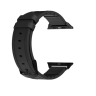 Ремешок SwitchEasy Hybrid для Apple Watch 7 45mm&1~6, SE 42/44mm. Материал: силикон/натуральная кожа. Цвет: черный