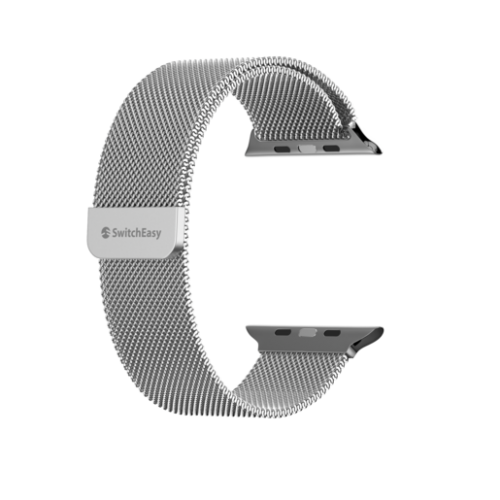 Ремешок SwitchEasy Mesh для Apple Watch 7 41mm&1~6, SE 38/40mm. Материал: нержвающая сталь. Цвет: серебряный.