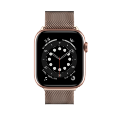 Ремешок SwitchEasy Mesh для Apple Watch 7 41mm&amp;1~6,SE 38/40mm. Материал: нержавеющая сталь. Цвет: розовое золото. 