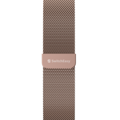 Ремешок SwitchEasy Mesh для Apple Watch 7 41mm&amp;1~6,SE 38/40mm. Материал: нержавеющая сталь. Цвет: розовое золото. 