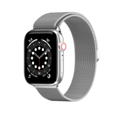 Ремешок SwitchEasy Mesh для Apple Watch 7 45mm&amp;1~6, SE 42/44mm. Материал: нержавеющая сталь. Цвет: серебряный.