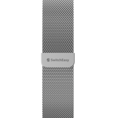Ремешок SwitchEasy Mesh для Apple Watch 7 45mm&amp;1~6, SE 42/44mm. Материал: нержавеющая сталь. Цвет: серебряный.