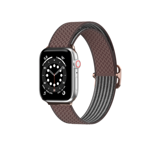 Ремешок SwitchEasy Wave для Apple Watch 7 45mm&1~6, SE 42/44mm. Материал: нейлон. Цвет: бронзовый