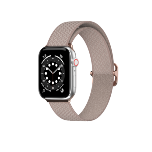 Ремешок SwitchEasy Wave для Apple Watch 7 45mm&1~6, SE 42/44mm. Материал: нейлон. Цвет: розовый
