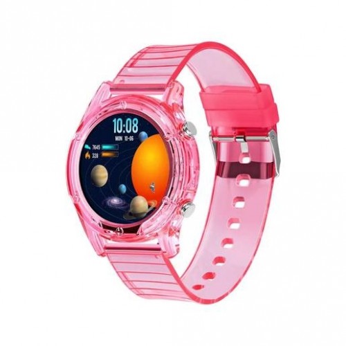 Умные часы Welbe Effect Neon 1.28"/TFT/240x240/200 mAh/круг/силикон. Цвет: красный неон