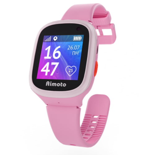 AIMOTO Start 2 Детские умные часы с GPS - розовые