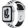 Часы Apple Watch Nike SE GPS, 40mm Silver Aluminium Case with Pure Platinum/Black Nike Sport Band,Корпус из серебристого алюминия, спортивный ремешок Nike цвета чистая платина/ черный 40 мм