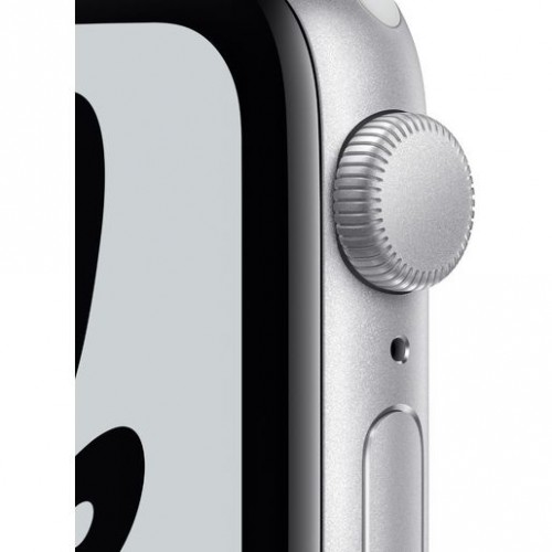 Часы Apple Watch Nike SE GPS, 40mm Silver Aluminium Case with Pure Platinum/Black Nike Sport Band,Корпус из серебристого алюминия, спортивный ремешок Nike цвета чистая платина/ черный 40 мм