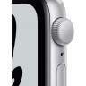 Часы Apple Watch Nike SE GPS, 40mm Silver Aluminium Case with Pure Platinum/Black Nike Sport Band,Корпус из серебристого алюминия, спортивный ремешок Nike цвета чистая платина/ черный 40 мм