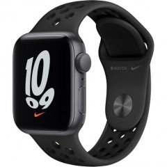 Часы Apple Watch Nike SE GPS, 40mm Space Grey Aluminium Case with Anthracite/Black Nike Sport Band,Корпус из алюминия цвета «серый космос», спортивный ремешок Nike цвета антрацитовый/черный 40 мм 