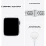 Часы Apple Watch Nike SE GPS, 44mm Silver Aluminium Case with Pure Platinum/Black Nike Sport Band,Корпус из серебристого алюминия, спортивный ремешок Nike цвета чистая платина/ черный 44 мм