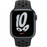 Часы Apple Watch Nike Series 7 GPS, 41mm Midnight Aluminium Case with Anthracite/Black Nike Sport Band,Корпус из алюминия цвета «темная ночь», спортивный ремешок Nike цвета антрацитовый/черный 41 мм 