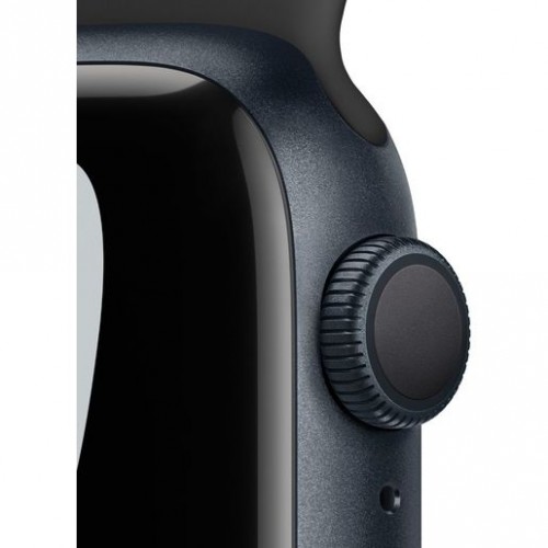 Часы Apple Watch Nike Series 7 GPS, 41mm Midnight Aluminium Case with Anthracite/Black Nike Sport Band,Корпус из алюминия цвета «темная ночь», спортивный ремешок Nike цвета антрацитовый/черный 41 мм 