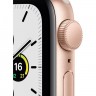 Часы Apple Watch SE GPS, 40mm Gold Aluminium Case with Starlight Sport Band, Корпус из алюминия золотого цвета, спортивный ремешок цвета «сияющая звезда» 40 мм