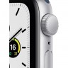 Часы Apple Watch SE GPS, 40mm Silver Aluminium Case with Abyss Blue Sport Band, Корпус из серебристого алюминия, спортивный ремешок цвета «синий омут» 40 мм 