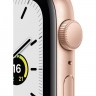 Часы Apple Watch SE GPS, 44mm Gold Aluminium Case with Starlight Sport Band,Корпус из алюминия золотого цвета, спортивный ремешок цвета «сияющая звезда» 44 мм