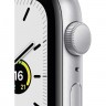 Часы Apple Watch SE GPS, 44mm Silver Aluminium Case with Abyss Blue Sport Band,Корпус из серебристого алюминия, спортивный ремешок цвета «синий омут» 44 мм 