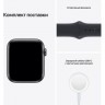 Часы Apple Watch SE GPS, 44mm Space Grey Aluminium Case with Midnight Sport Band,Корпус из алюминия цвета «серый космос», спортивный ремешок цвета «темная ночь» 44 мм 