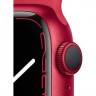 Часы Apple Watch Series 7 GPS, 41mm Red Aluminium Case with Red Sport Band,Корпус из алюминия красного цвета, спортивный ремешок красного цвета 41 мм 