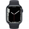 Часы Apple Watch Series 7 GPS, 45mm Midnight Aluminium Case with Midnight Sport Band,Корпус из алюминия цвета «темная ночь», спортивный ремешок цвета «темная ночь» 45 мм 
