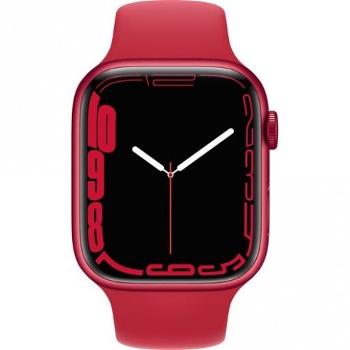 Часы Apple Watch Series 7 GPS, 45mm Red Aluminium Case with Red Sport Band,Корпус из алюминия красного цвета, спортивный ремешок красного цвета 45 мм 